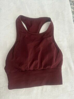 Lululemon wine color ( Cassis) workout bra size 4